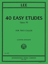 40 Easy Etudes Cello Duet cover